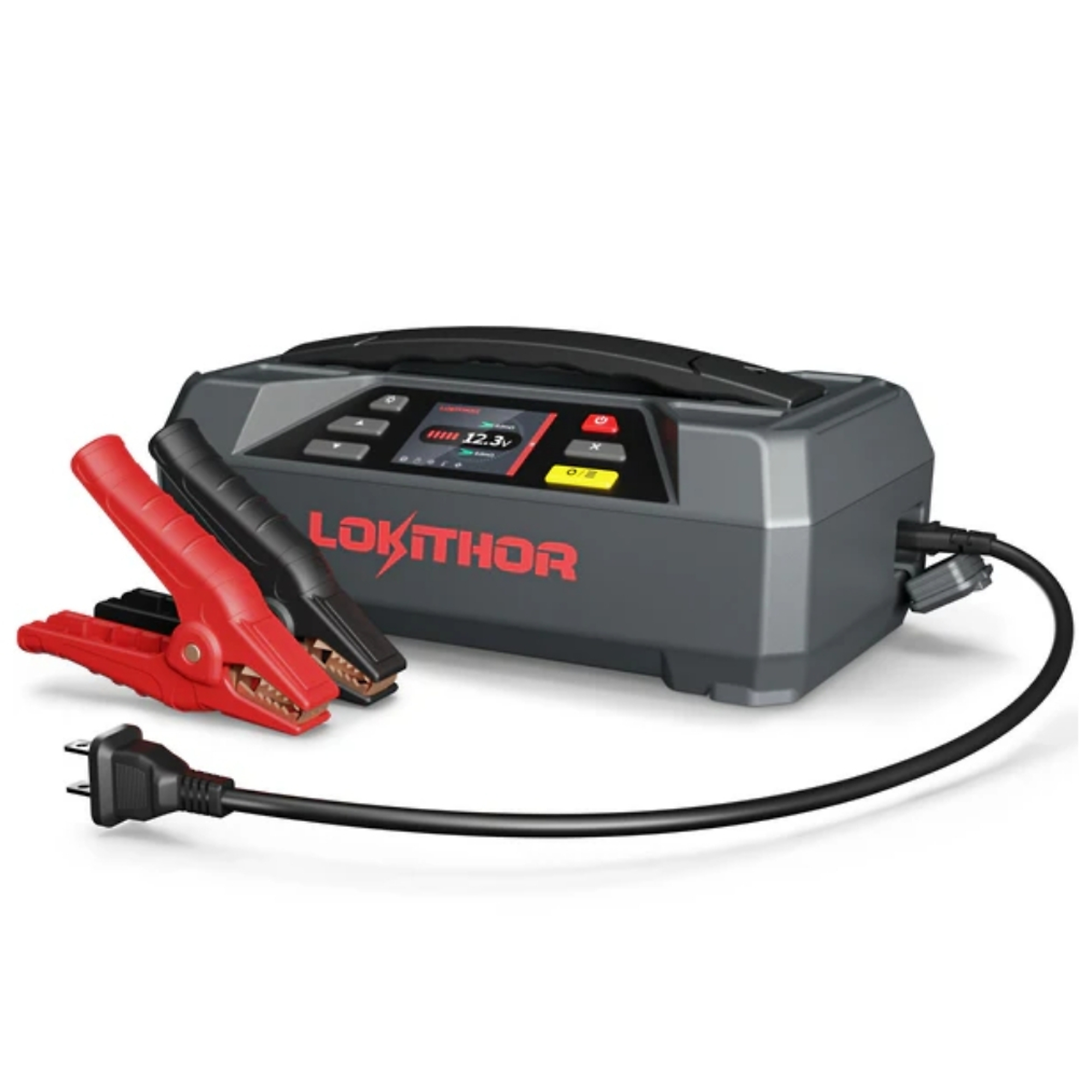 Lokithor 6-in-1 Jump Starter — 4250 Amp, Battery Tester, Charger, Maintainer, LiFePO4 Battery, Bluetooth App, Model# JTC4250